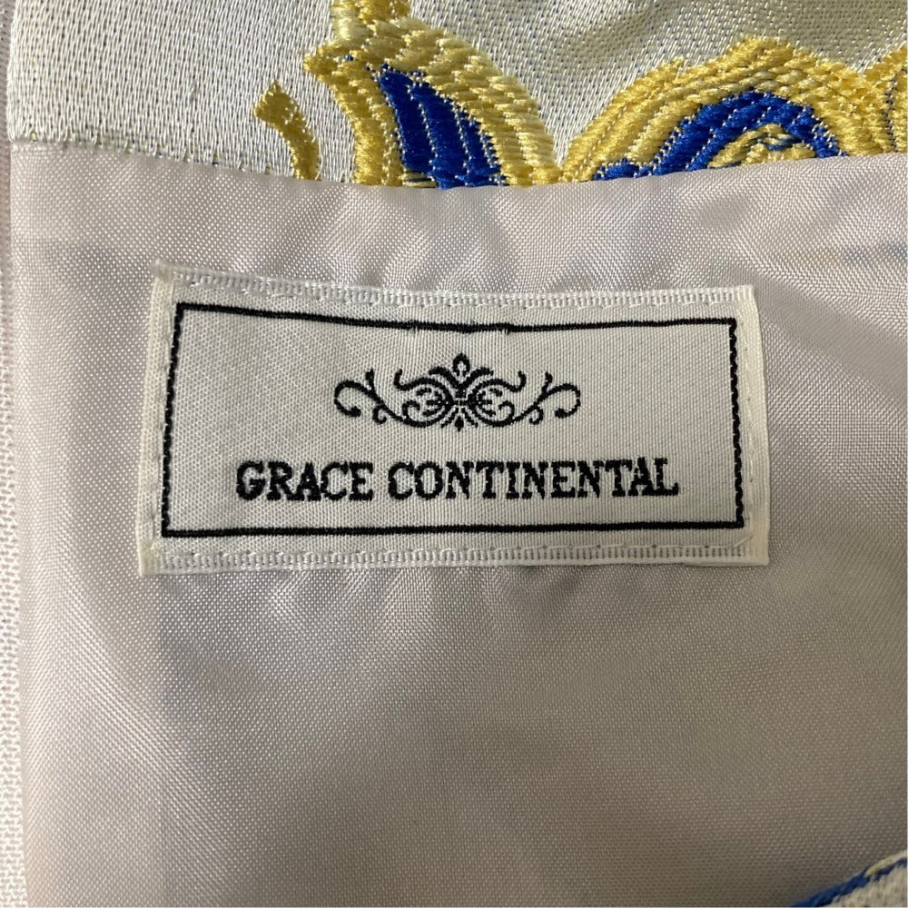 グレースコンチネンタル 刺繍ワンピース