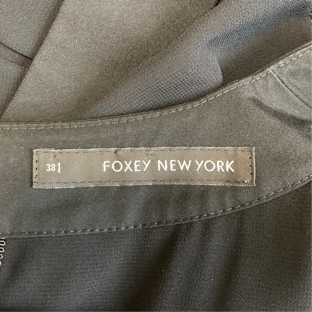 フォクシーニューヨーク シアー切替バルーンワンピース