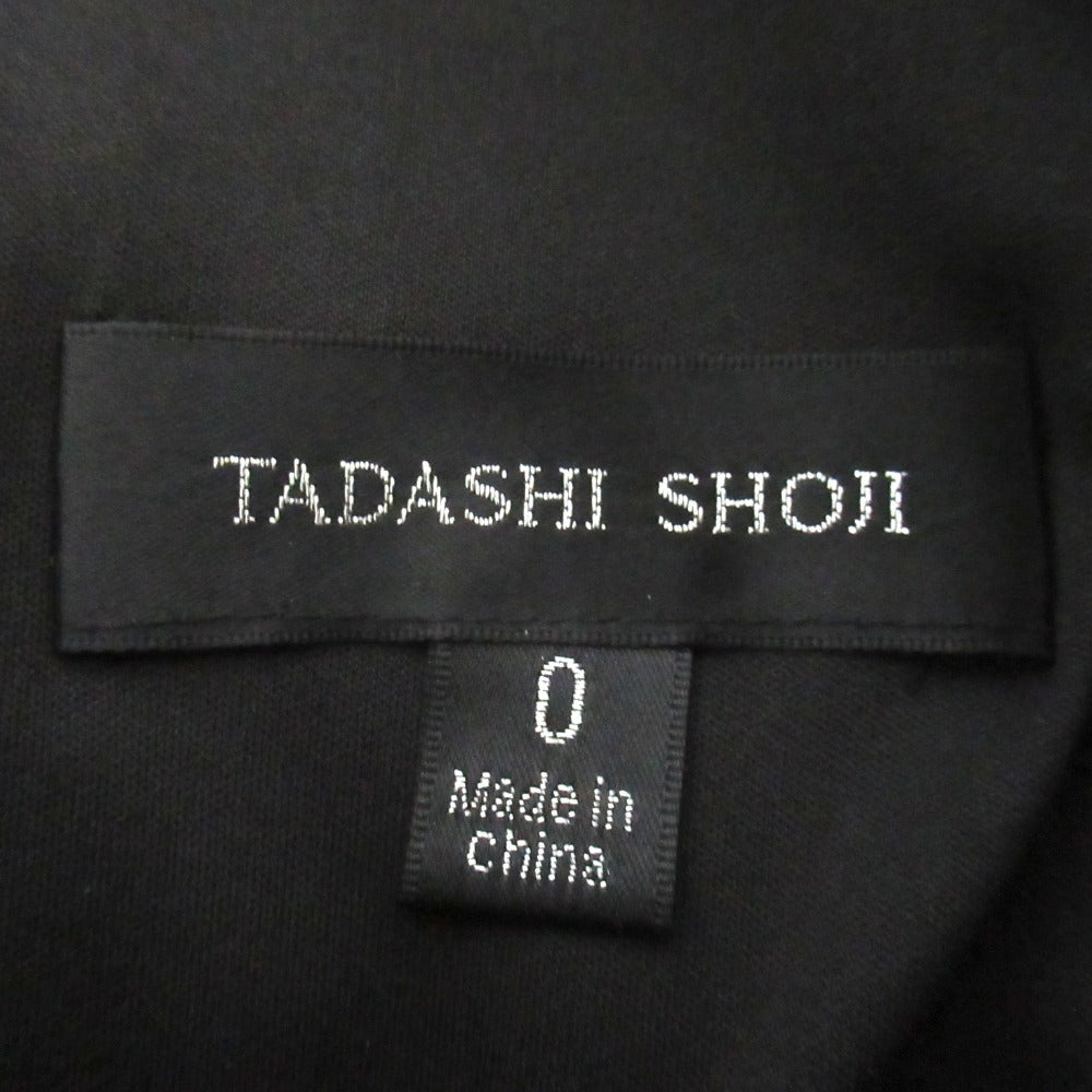 タダシショージ レース切替ベロアワンピース