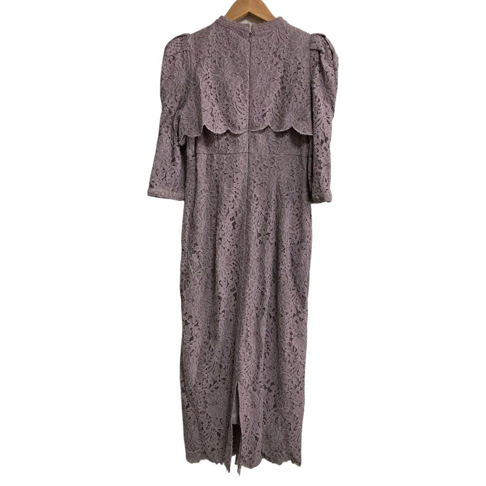 ハーリップトゥ Scallop belted laceワンピース