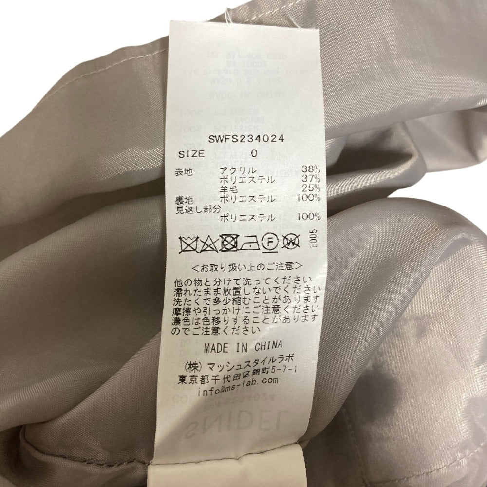 スナイデル チェックミディスカート