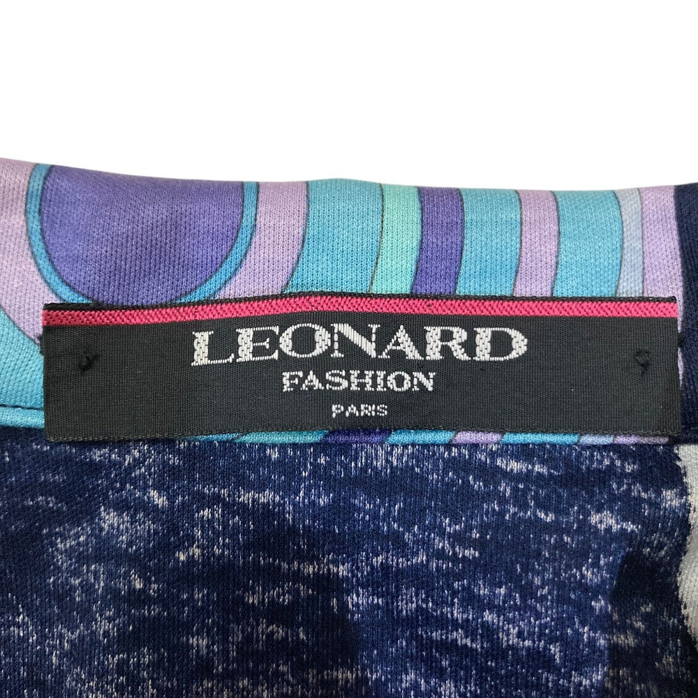 レオナールファッション シルク総柄シャツ