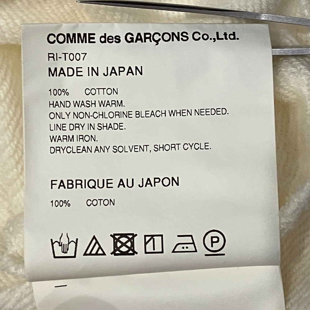 コムデギャルソン カッティングデザインスウェットトレーナー