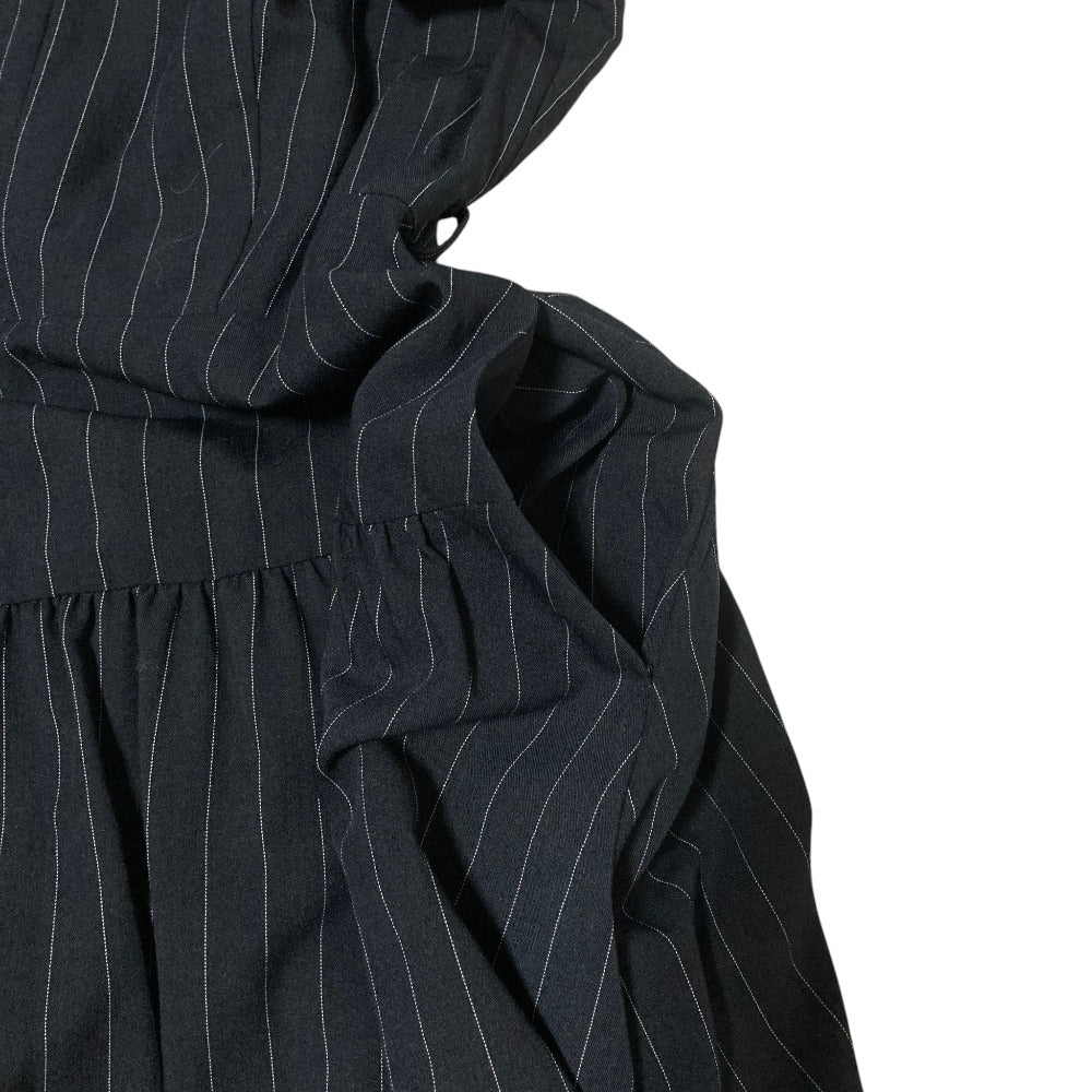 ハーリップトゥ Pin-Striped Belted Flared ドレス