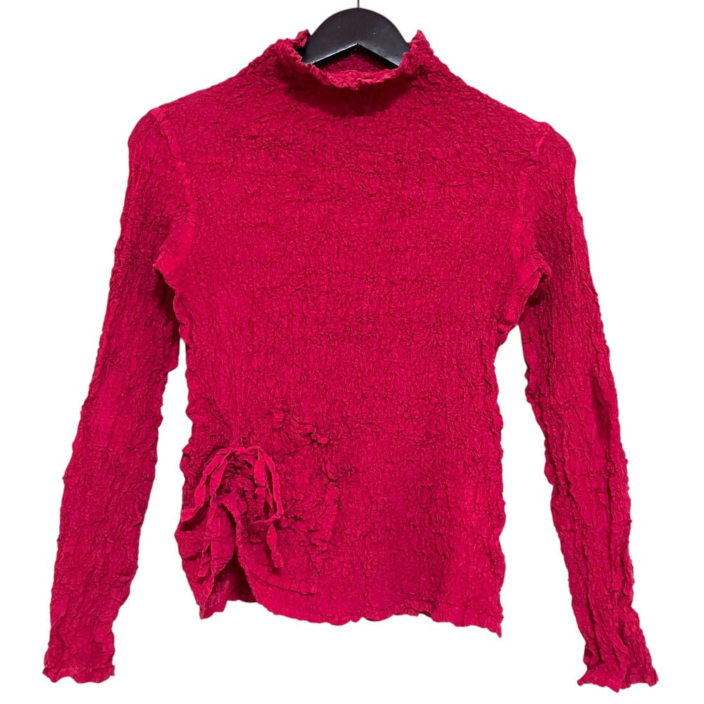 ミーイッセイミヤケ カリフラワープリーツハイネックカットソー