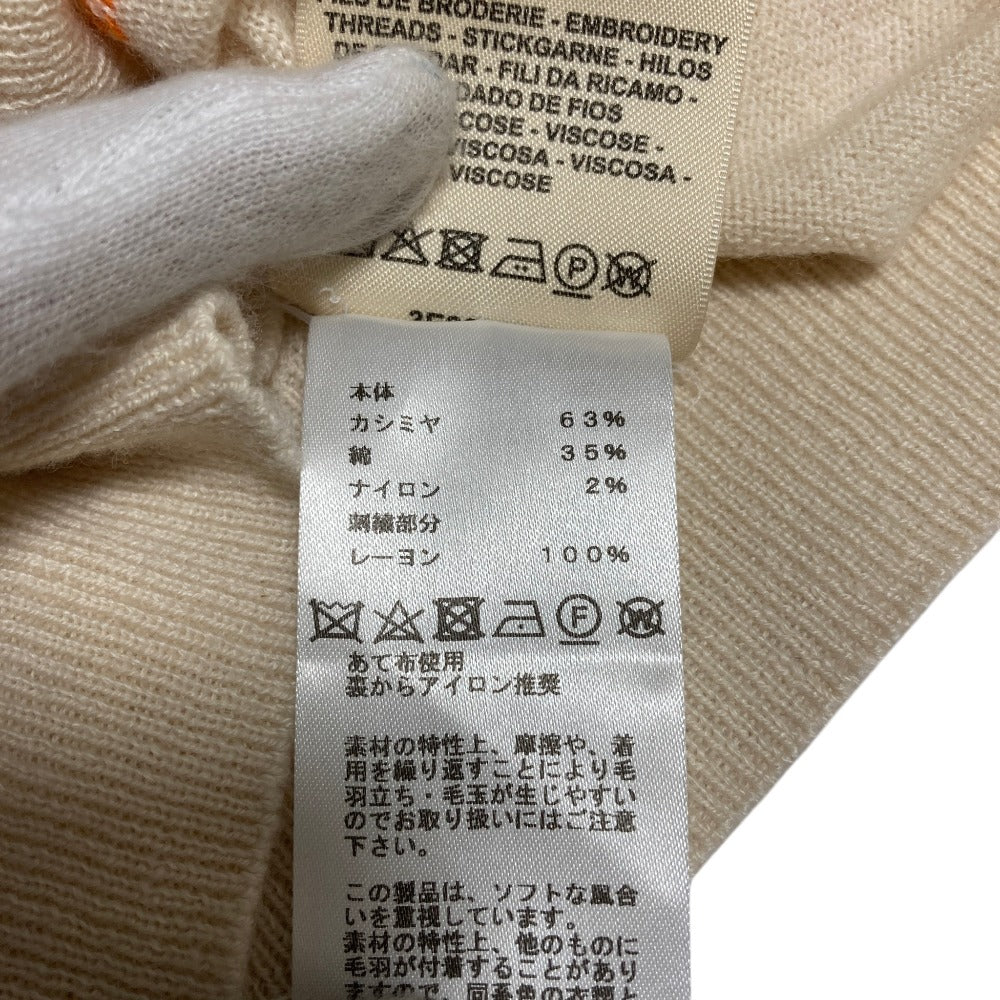 エルメス ブリッドドゥガラ カシミヤ半袖ニット