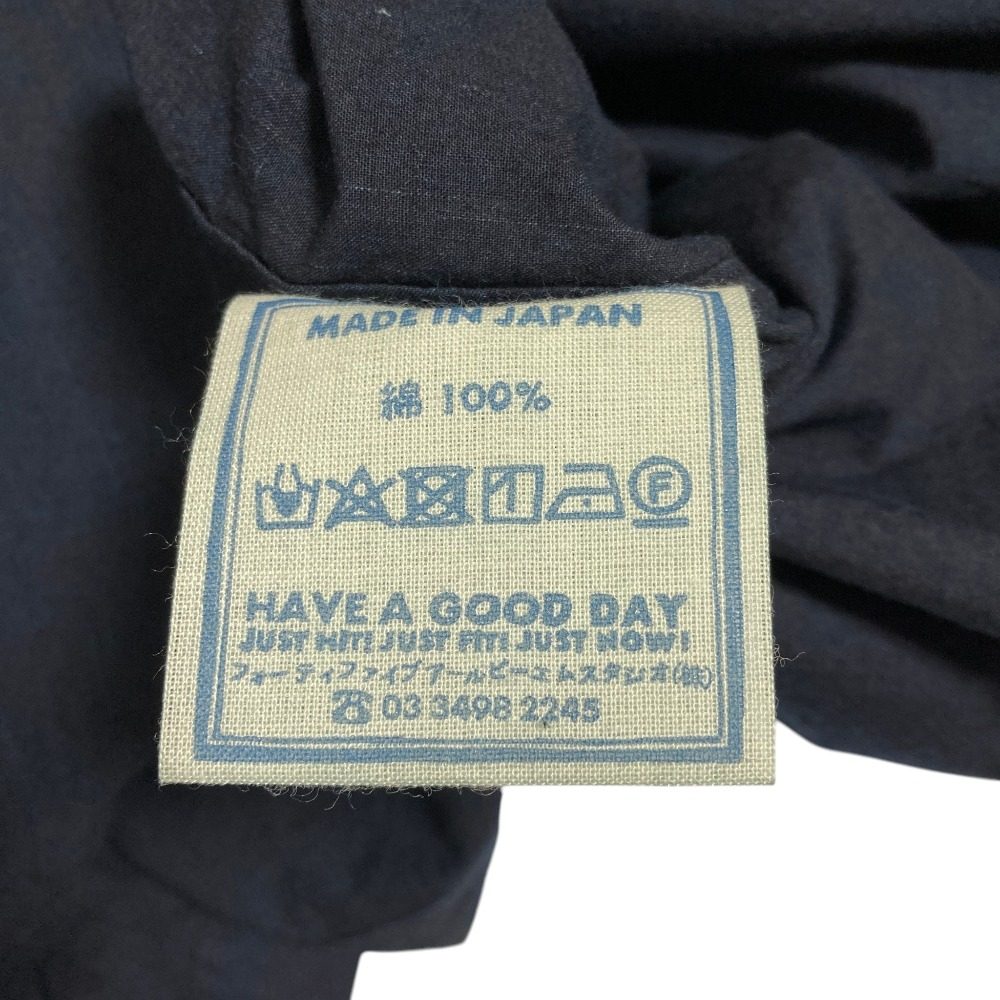 フォーティファイブアール スーピマバチストカットワークブラウス