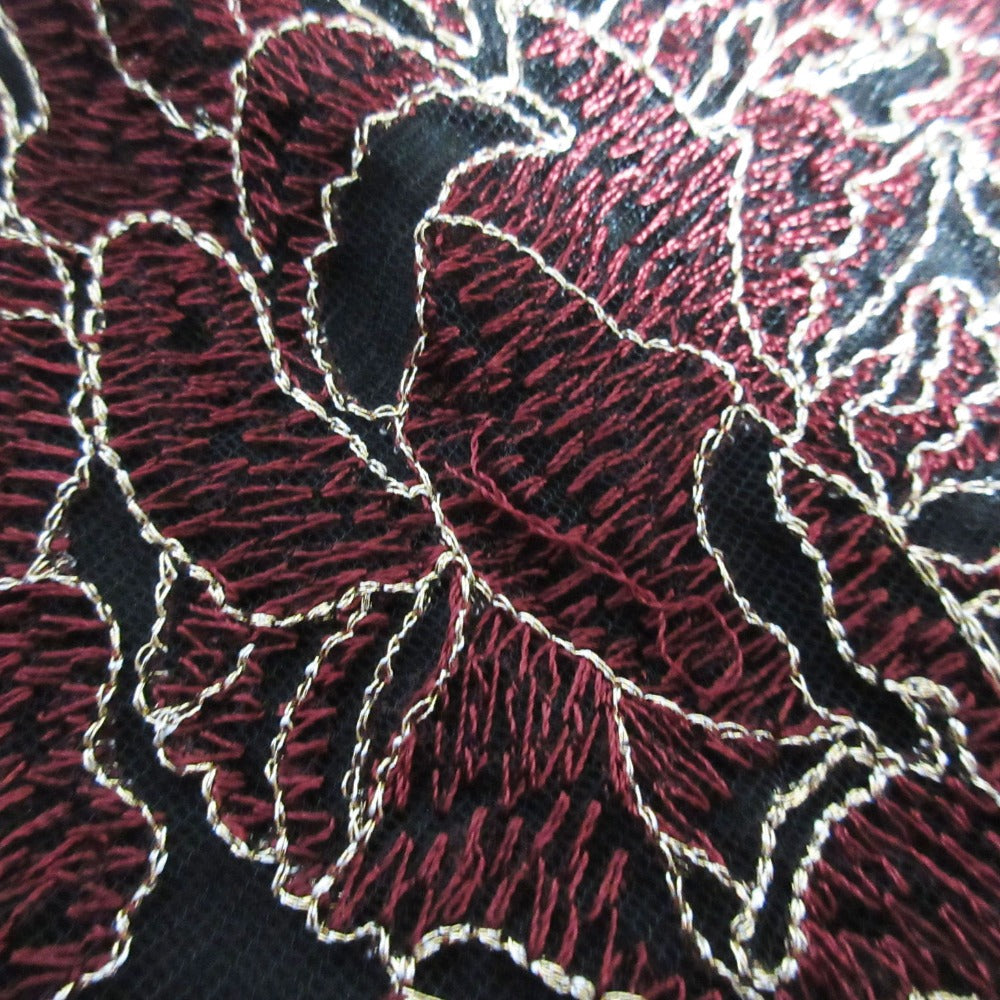 タダシショージ Rose Motif Sheath Dress ワンピース