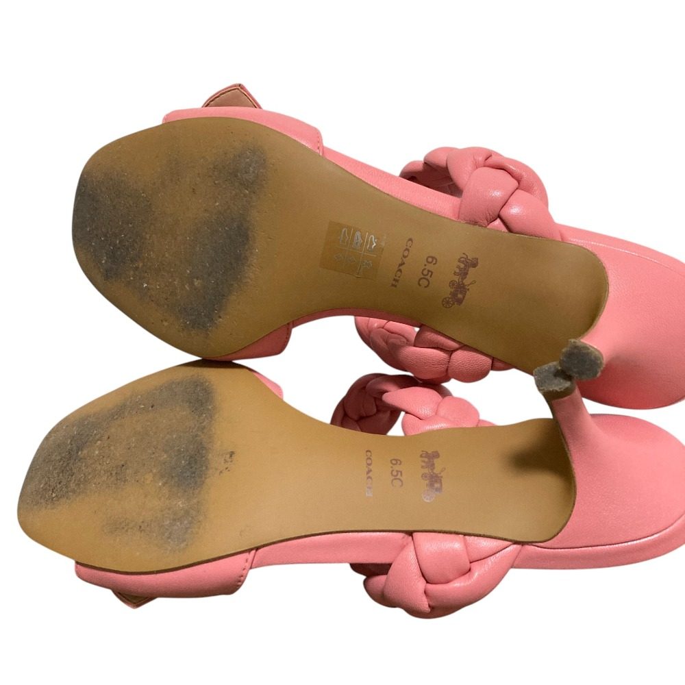 コーチ MOLLIE LEATHER SANDAL サンダル
