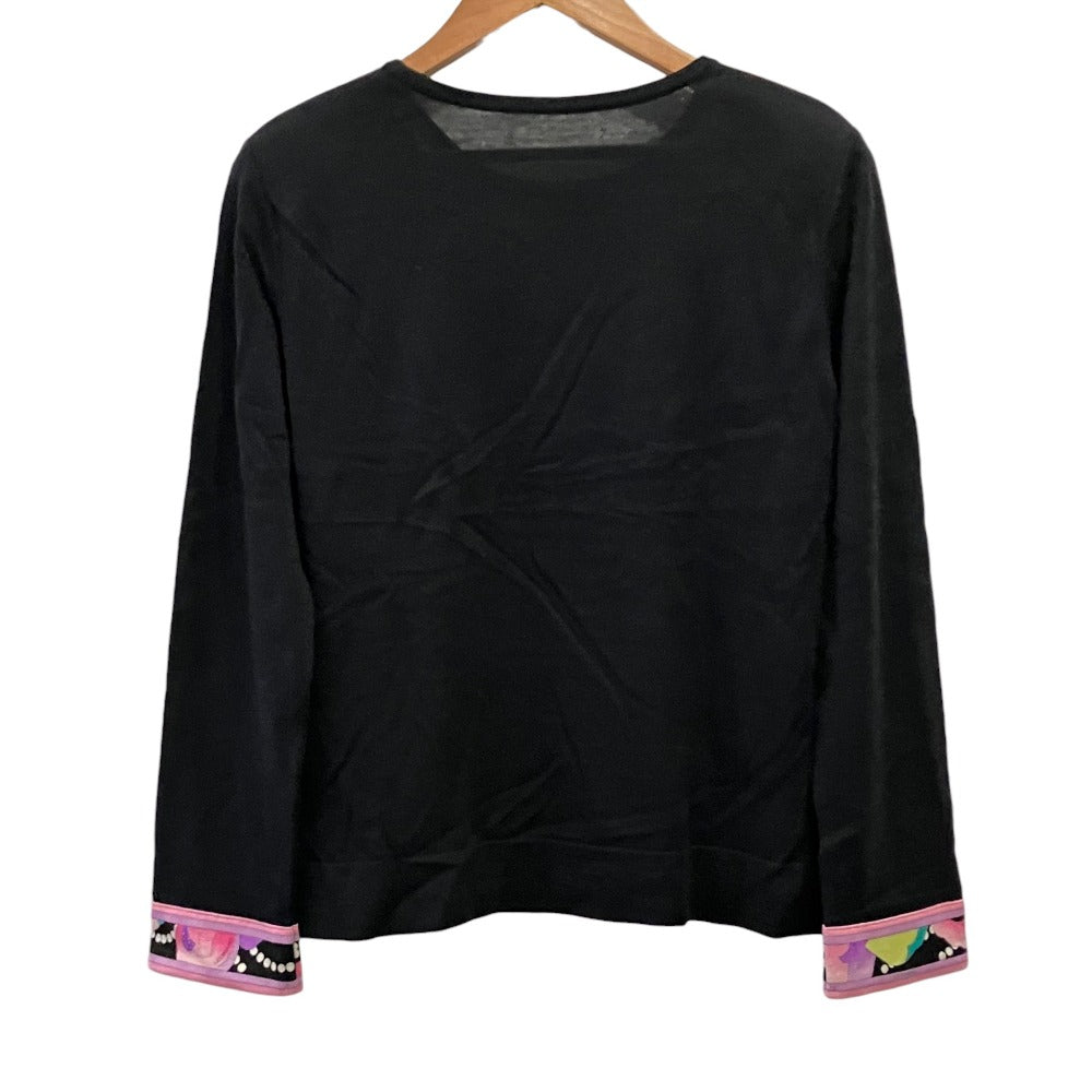 レオナールファッション シルクカシミヤニットセーター