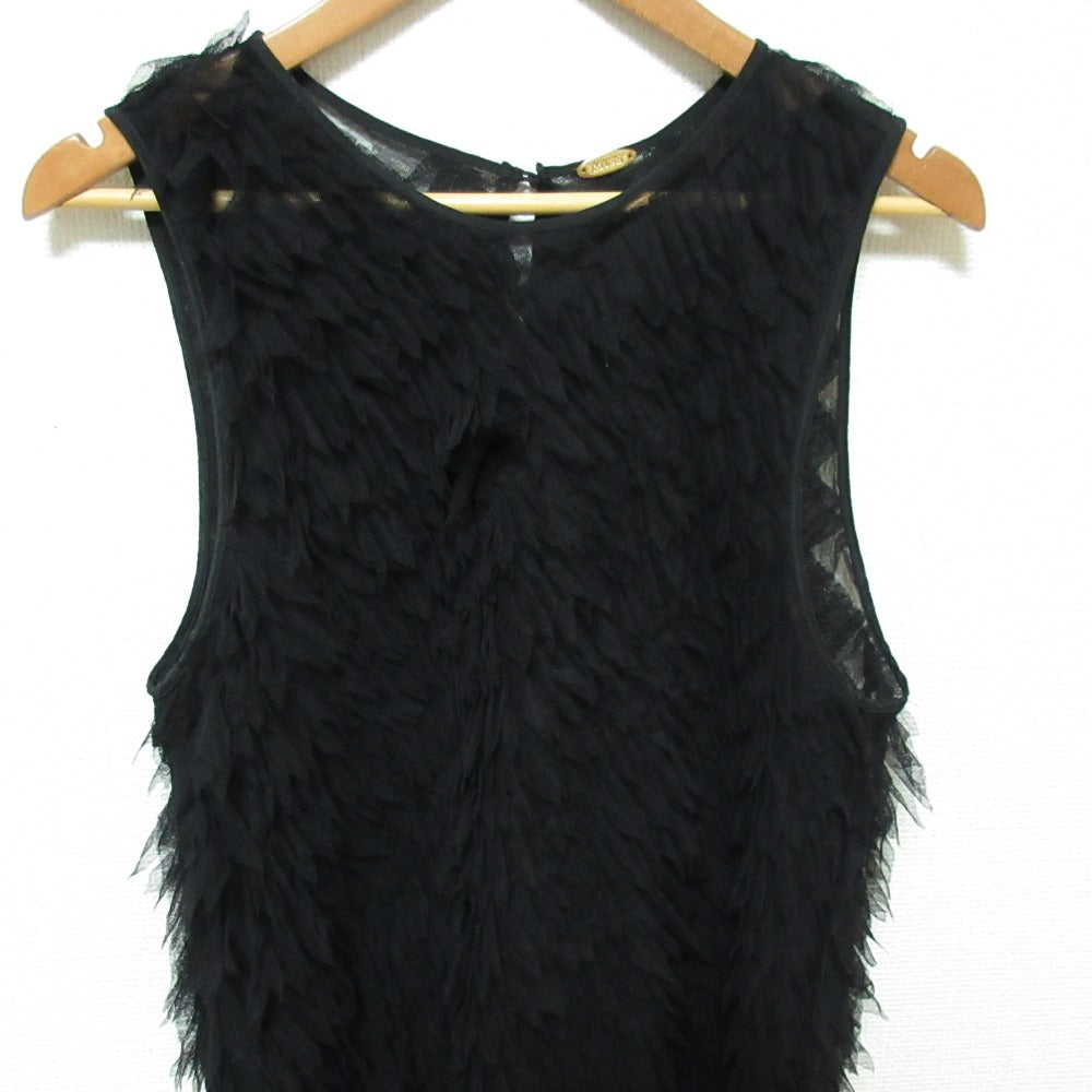 ミューズドゥドゥーズィエムクラス TULLE TIERED BLOUSE ノースリーブブラウス