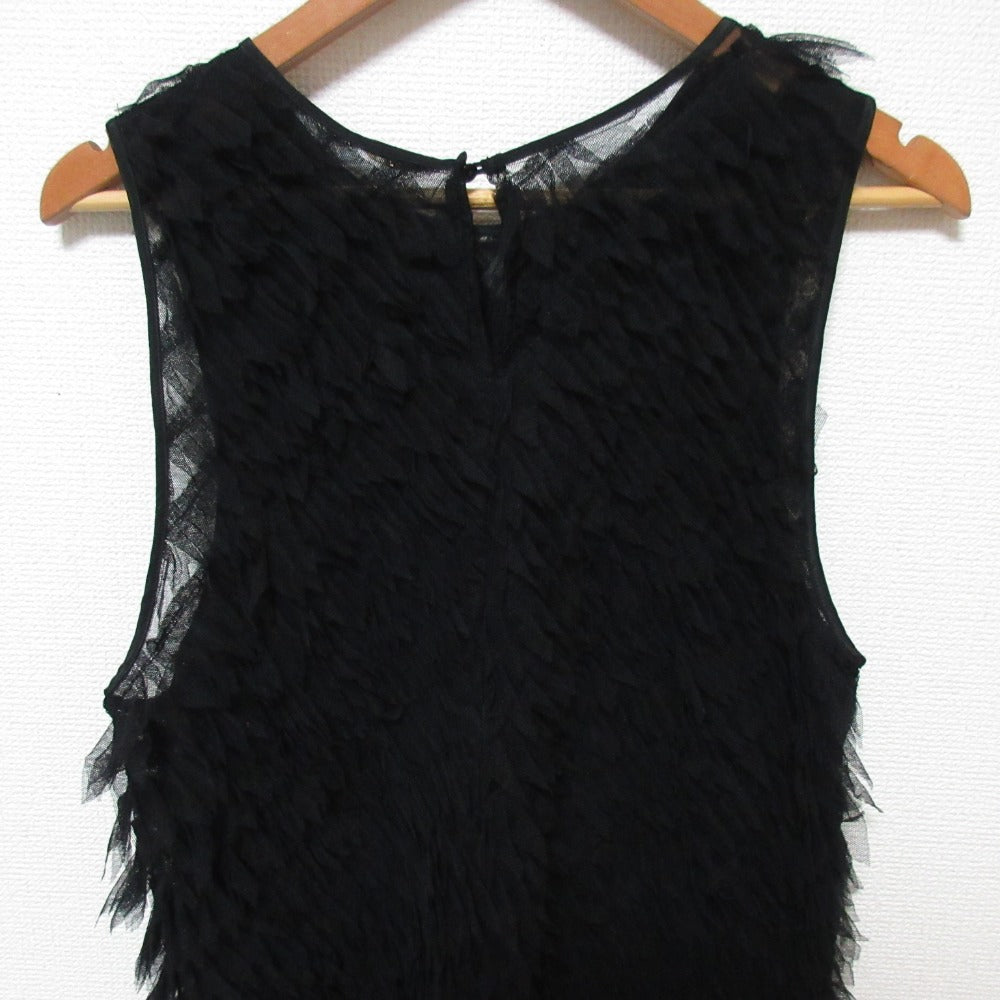 ミューズドゥドゥーズィエムクラス TULLE TIERED BLOUSE ノースリーブブラウス