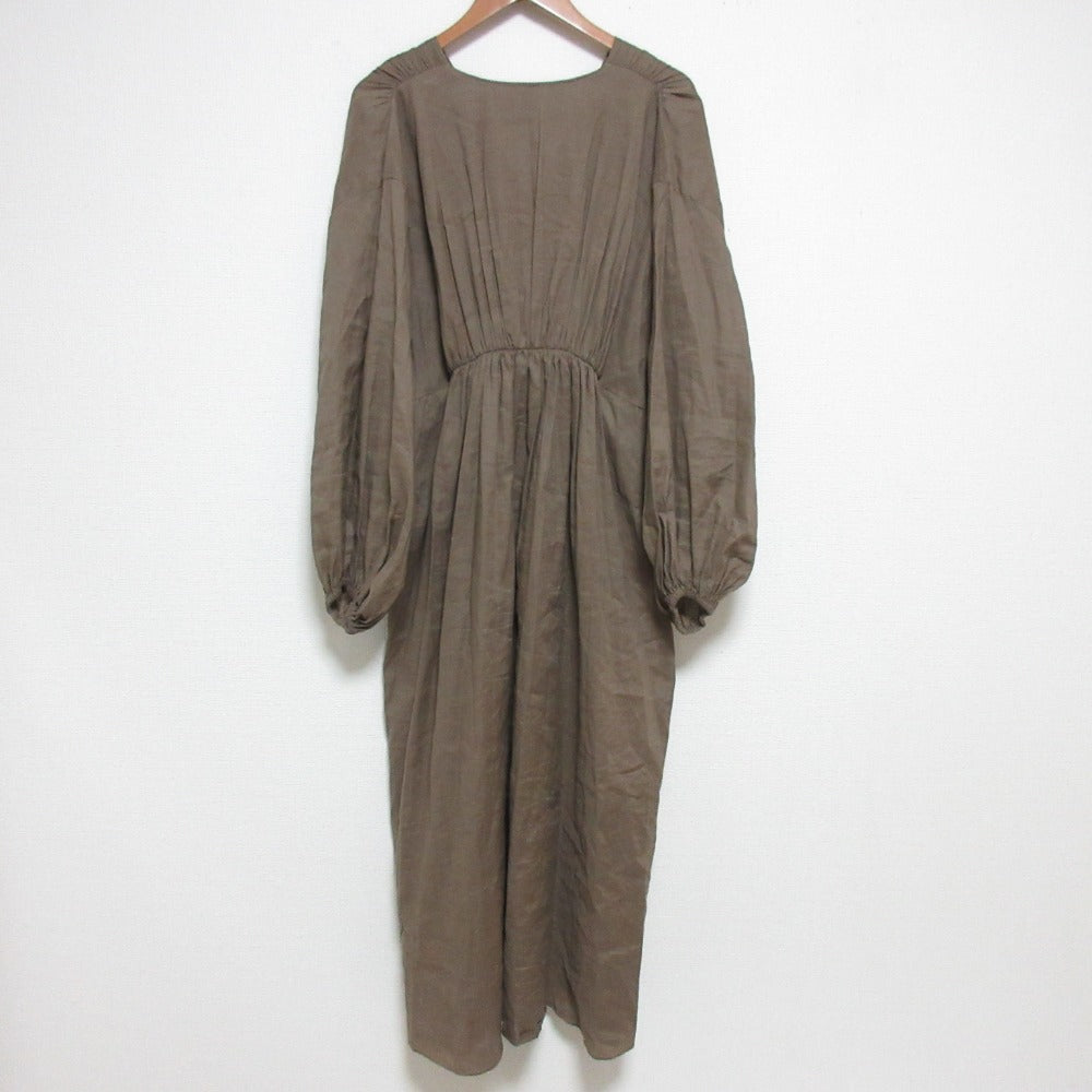 プルミエアロンディスモンロングカシュクールワンピース