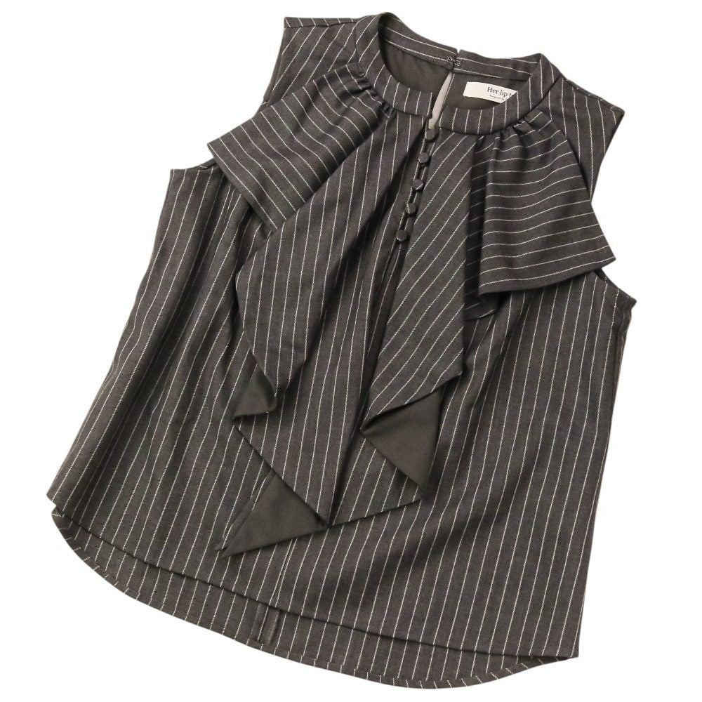 ハーリップトゥ Fleurine Ruffle Blouse Double Tuck Front Shorts セットアップ