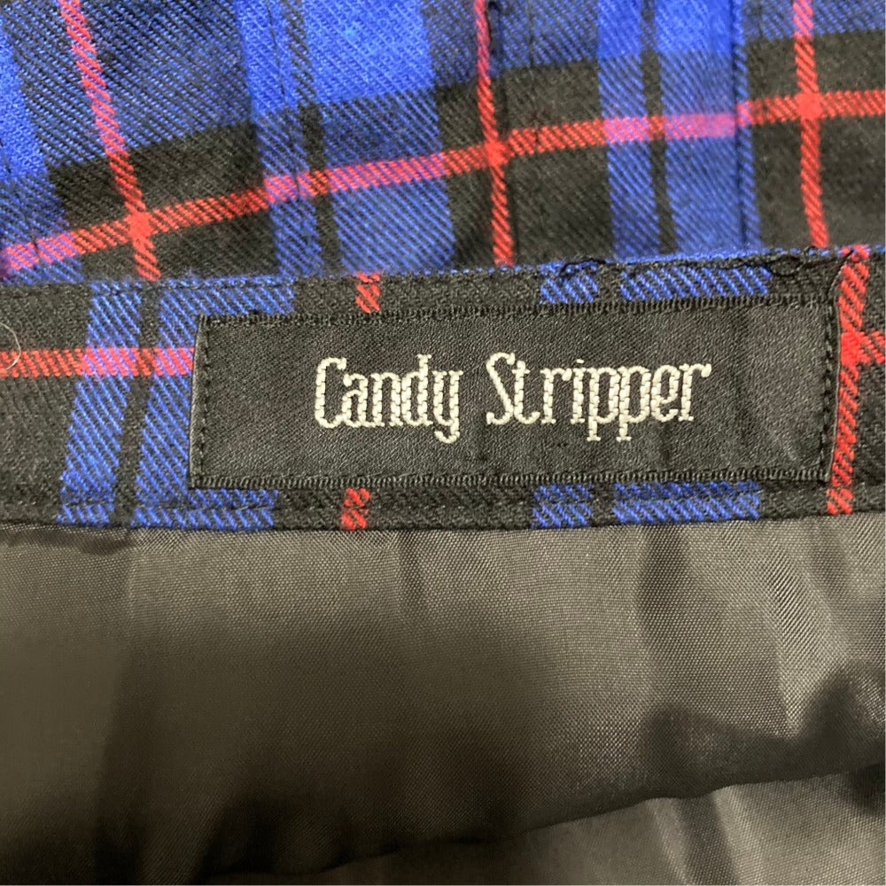 キャンディストリッパー チェックロングプリーツスカート
