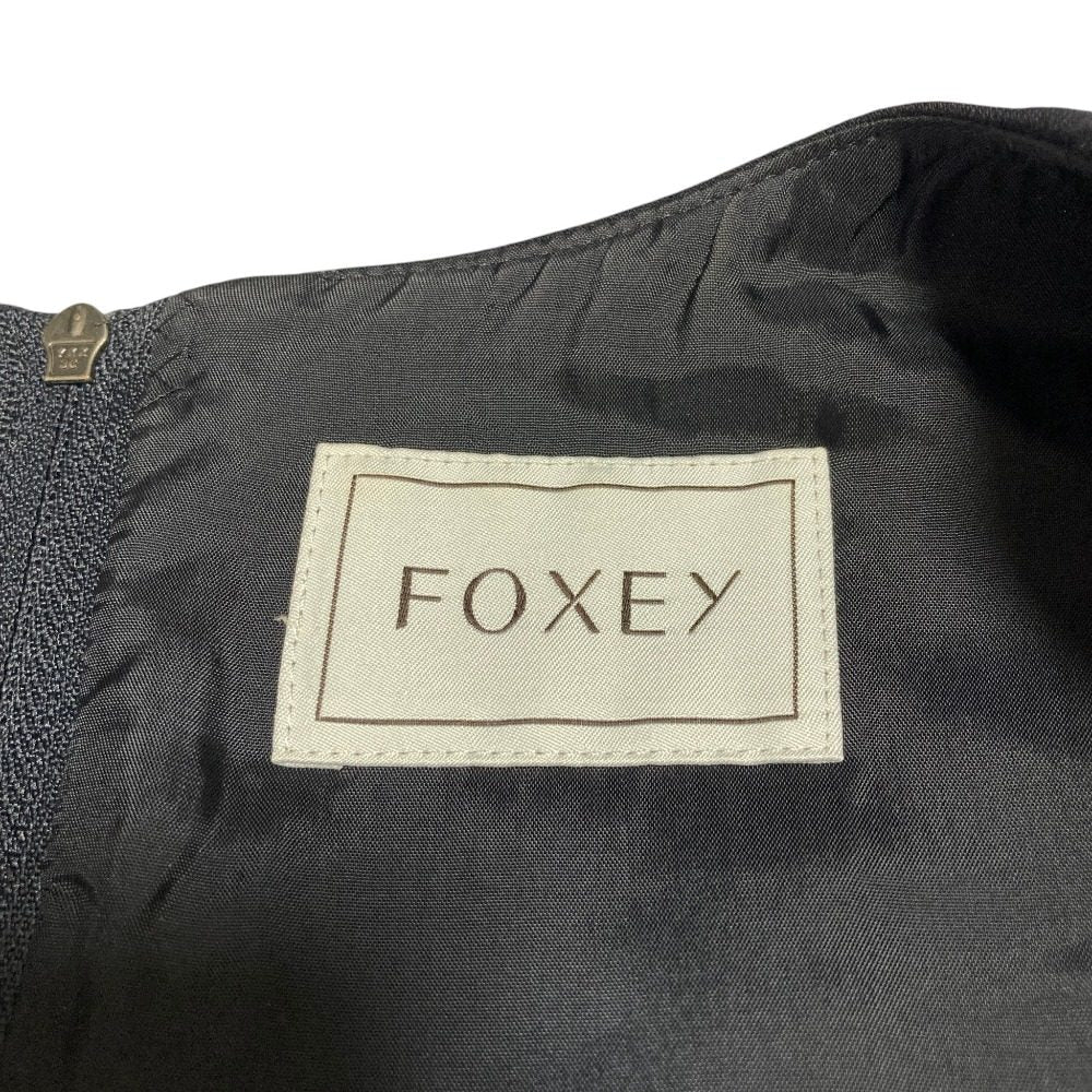 フォクシー Dropped Waist Pintuck ドレス