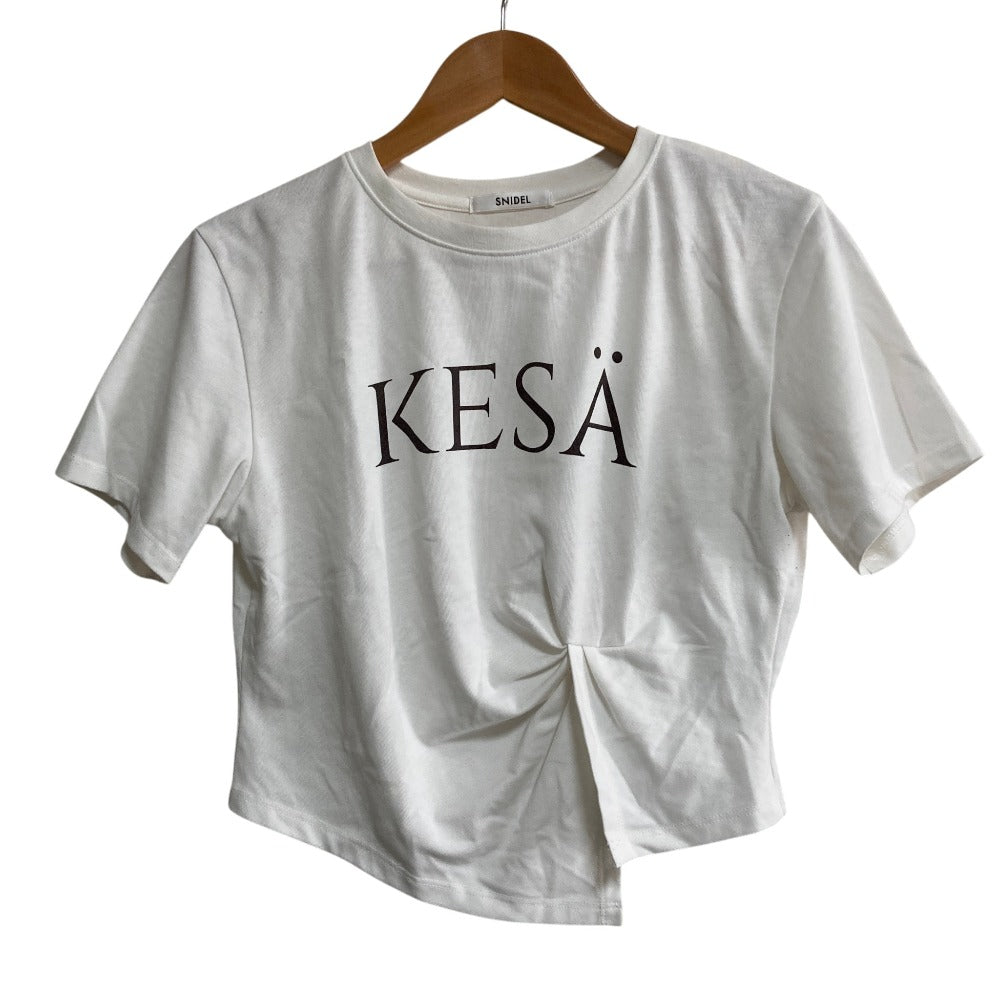スナイデル サステナブルロゴTシャツ