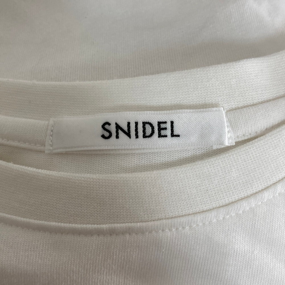 スナイデル サステナブルロゴTシャツ