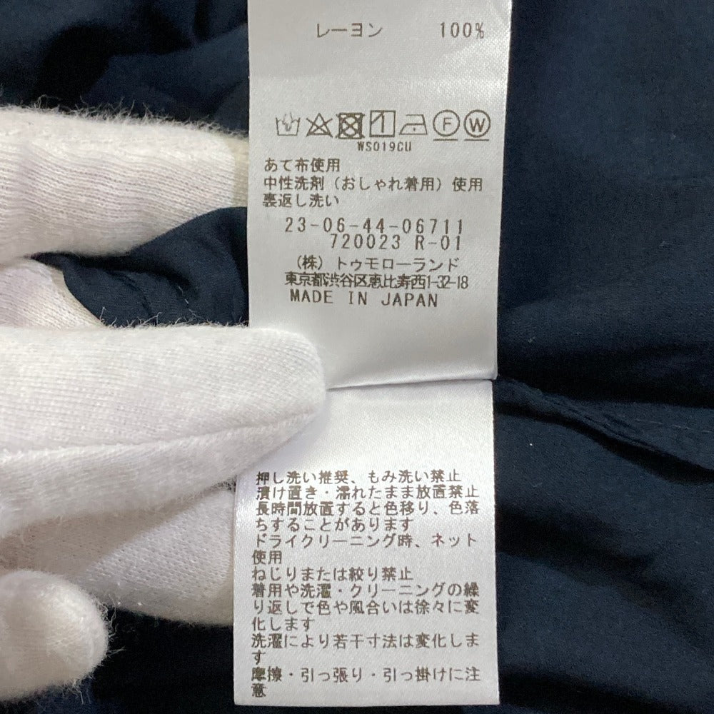 ギャルリーヴィー ウォッシャブルレーヨンシャツワンピース