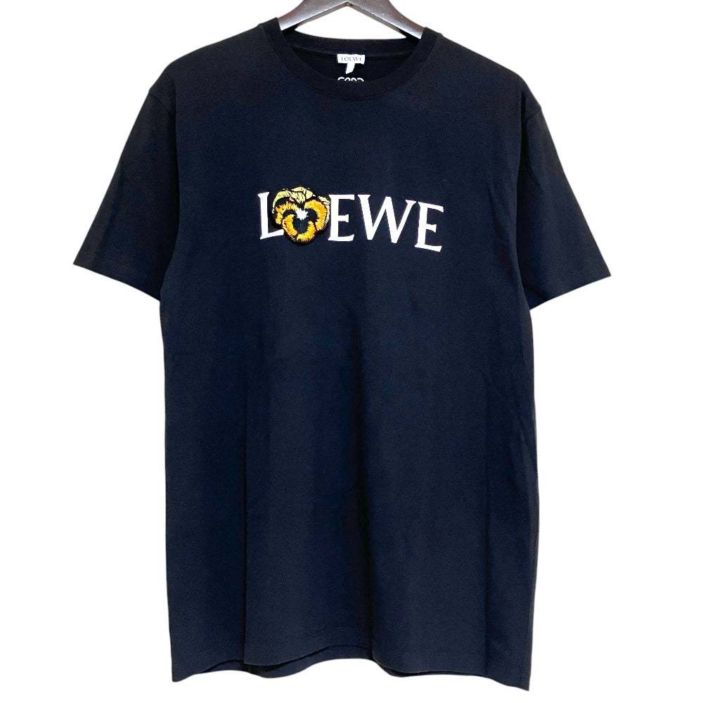 ロエベ コットンプリント半袖Tシャツ
