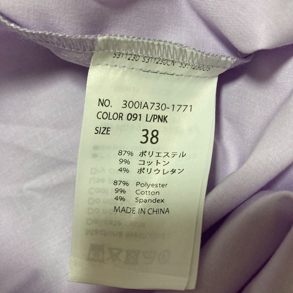 エンフォルド CHAIR SHIRT シルク混紡ブラウス