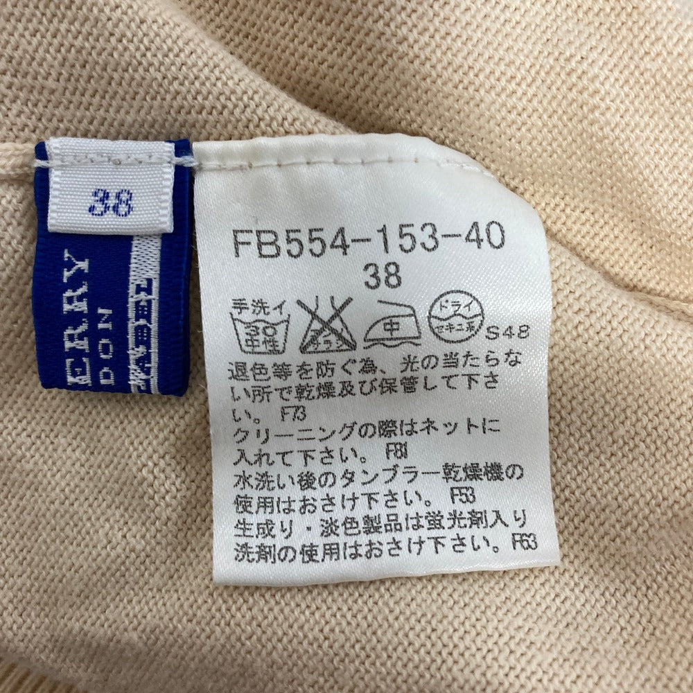 バーバリーブルーレーベル コットンニットカーディガン