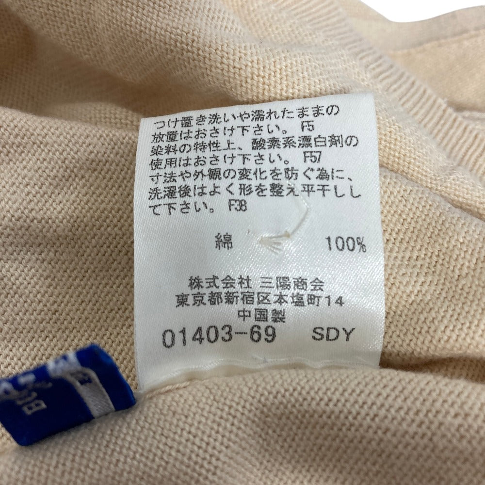 バーバリーブルーレーベル コットンニットカーディガン