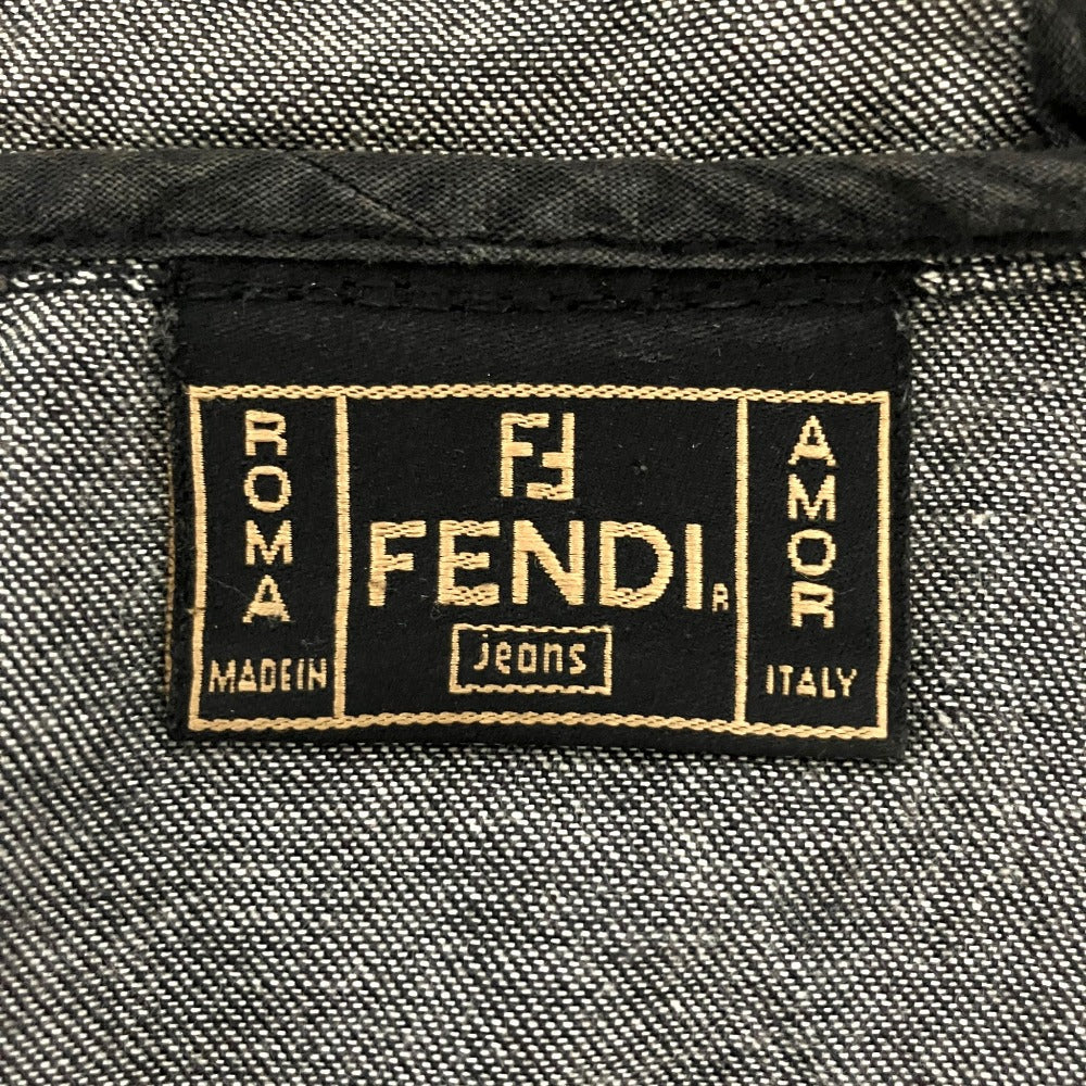 フェンディ ロゴテープ デニムジャケット