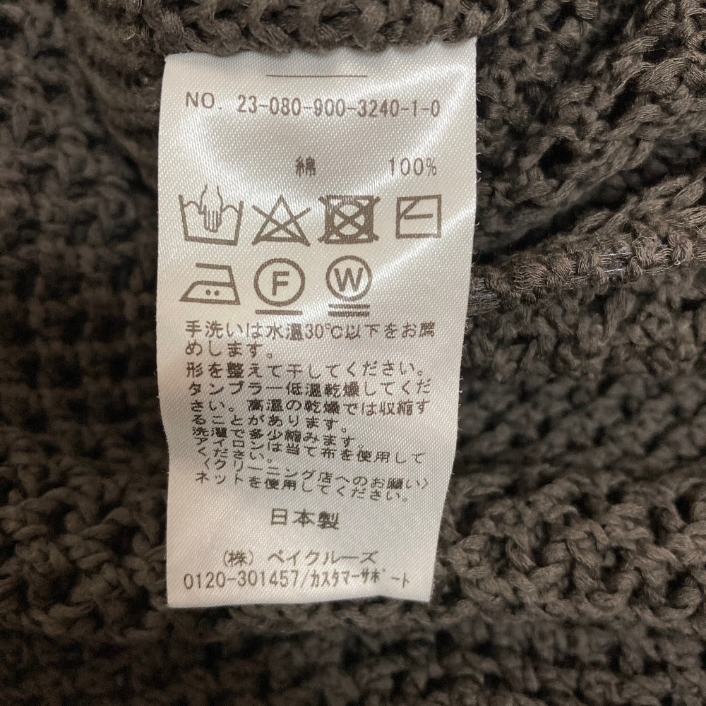 イエナ メッシュニットプルオーバー