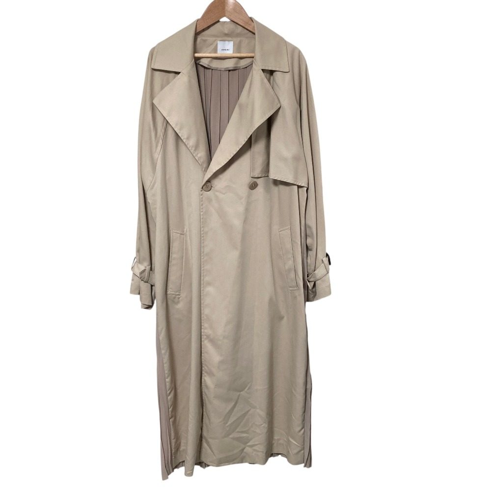 アメリ BACK PLEATS TRENCH コート