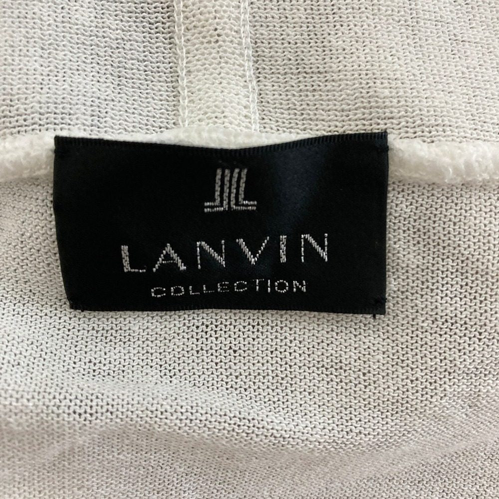 ランバンコレクション リネンブレンドボレロカーディガン