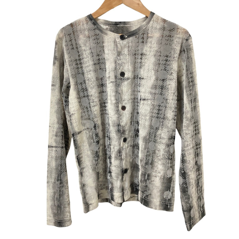 ヨウジヤマモト HOUNDTOOTH DOTS TULLE カーディガン