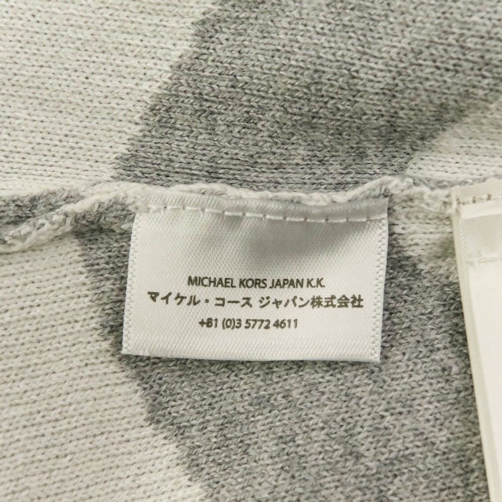マイケルマイケルコース ニットフーデッドポンチョジャケット