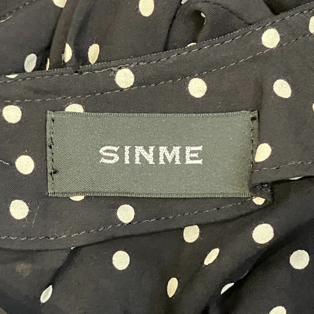 シンメ ドットロングワンピース