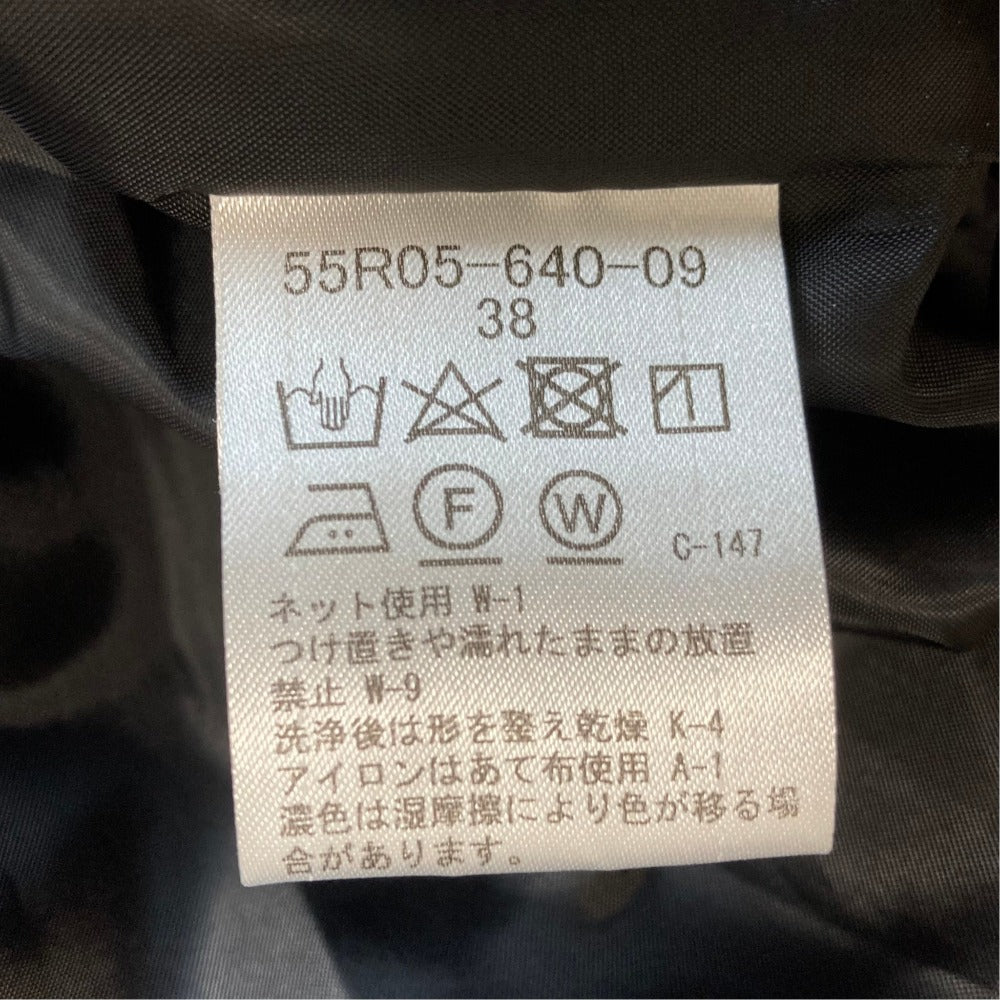 ブルーレーベルクレストブリッジ チェックワイドパンツ