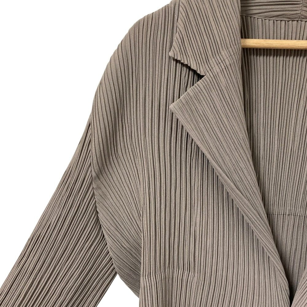 イッセイミヤケ HATCHING PLEATS テーラードジャケット