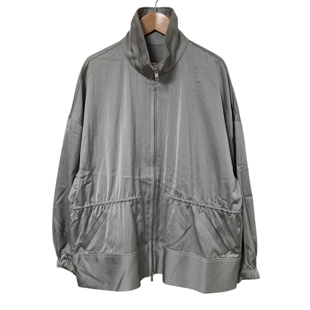 ルシェルブルー Ruched Track Jacket サテンジャケット