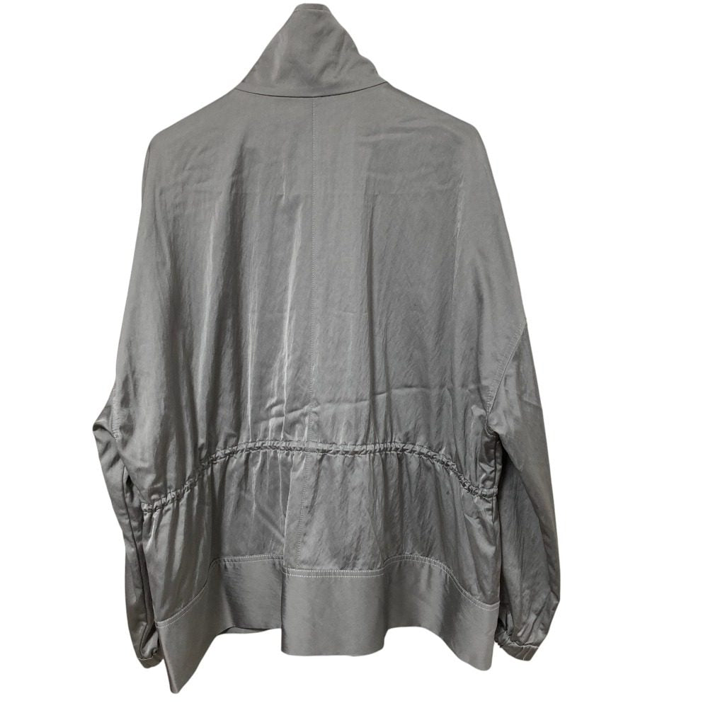 ルシェルブルー Ruched Track Jacket サテンジャケット