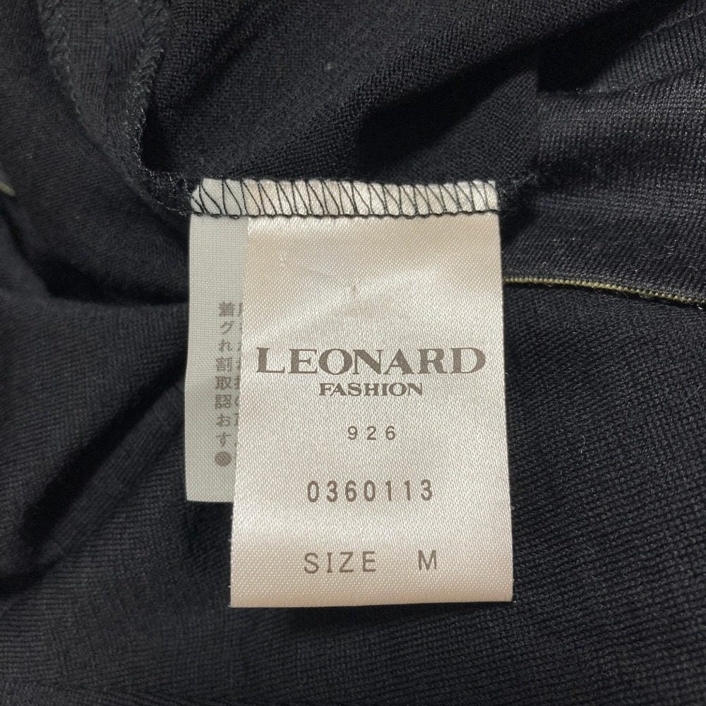 レオナールファッション ウールシルクワンピース