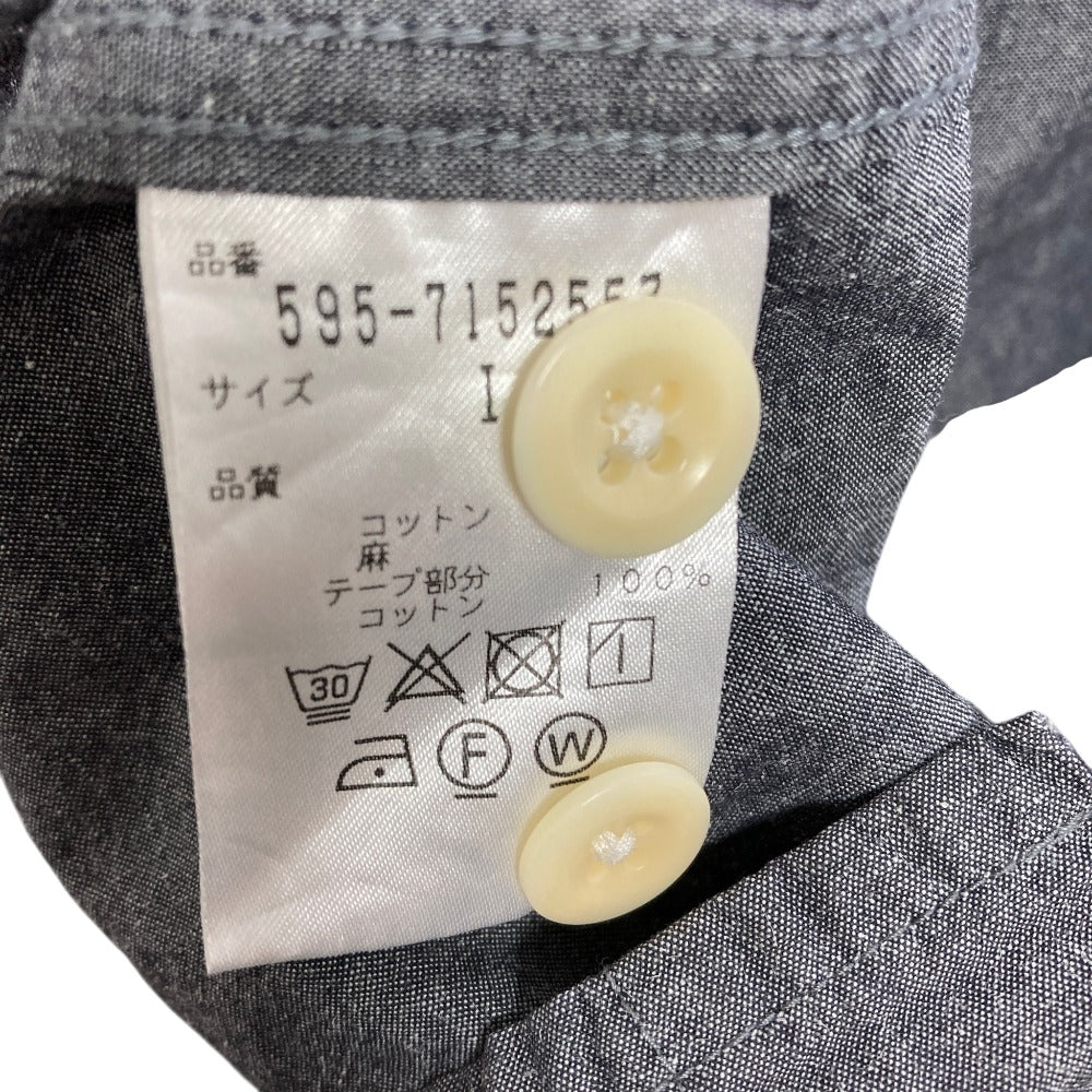 マーガレットハウエル リネンブレンド半袖シャツ