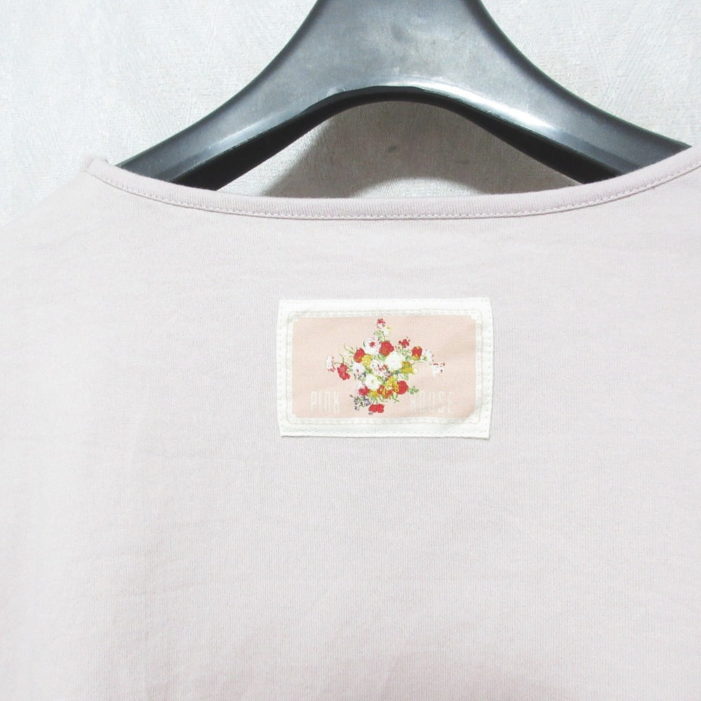 ピンクハウス スイートピー ロゴプリントロングスリーブTシャツ