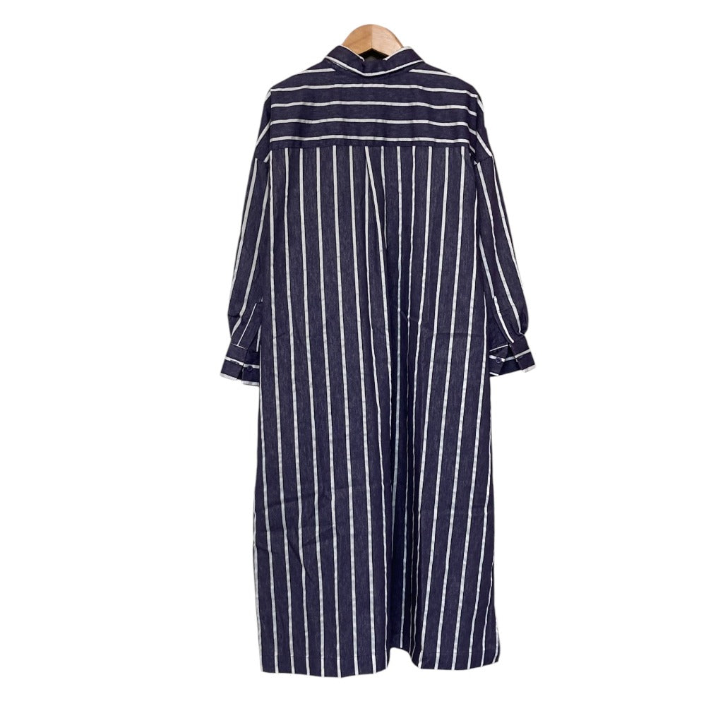 イアパピヨネ 長袖ロングシャツワンピース