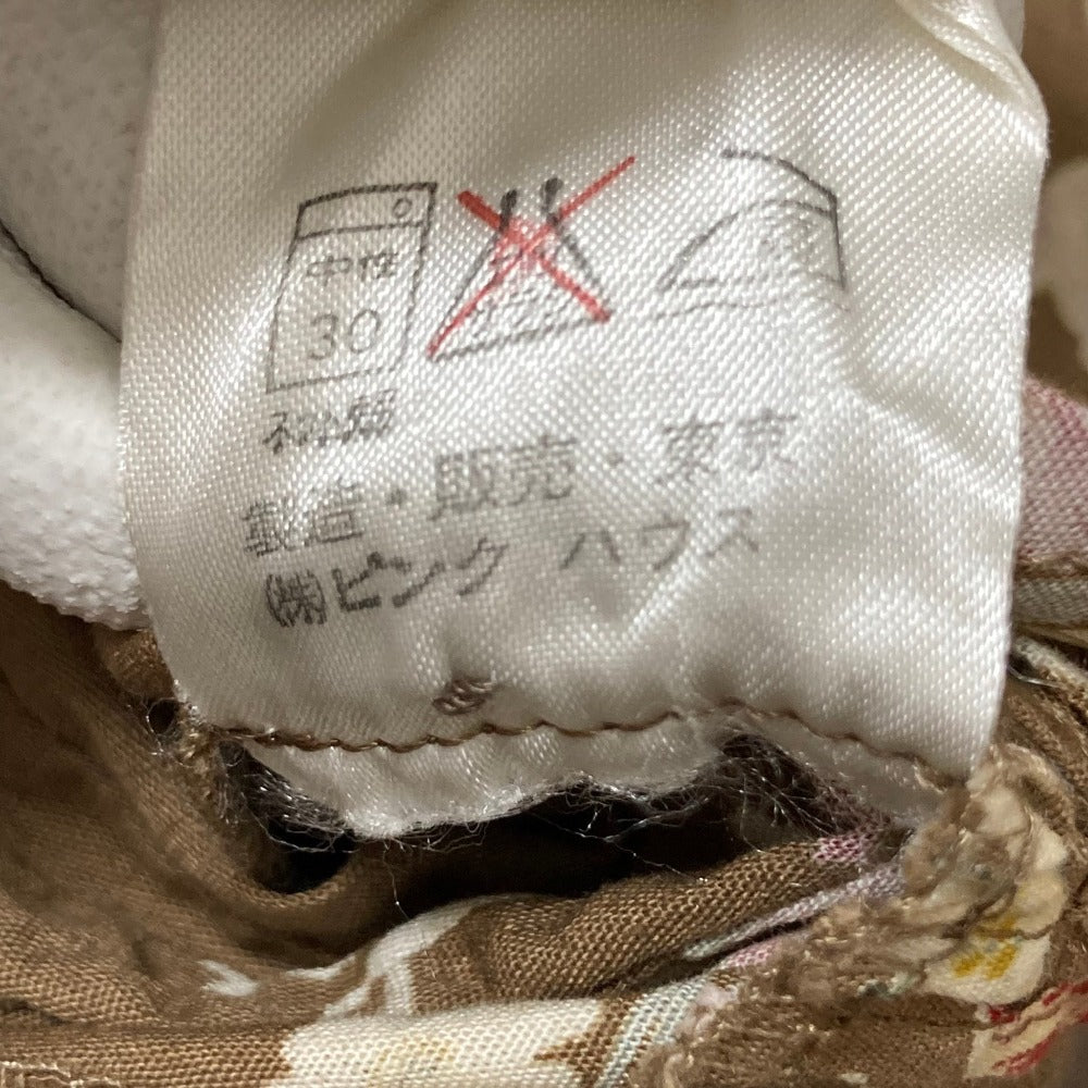 ピンクハウス フラワープリントプリーツロングワンピース