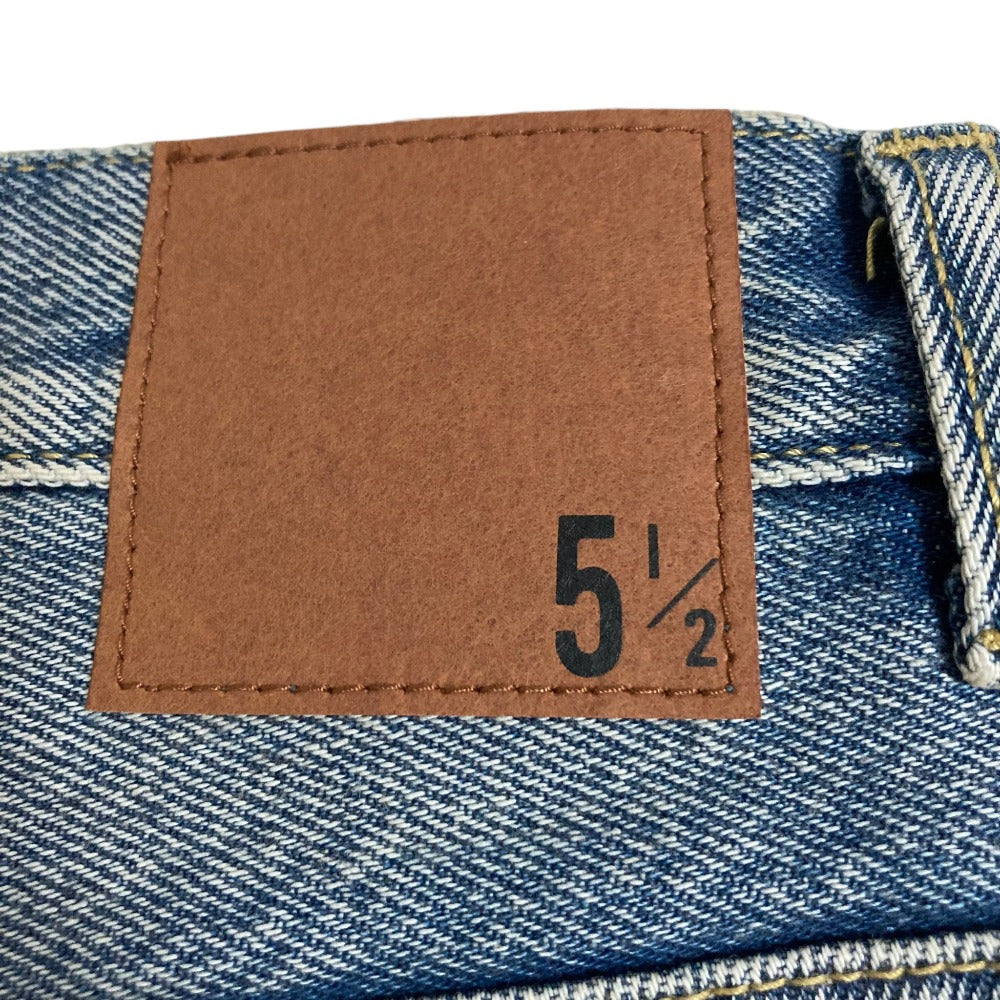 スピックアンドスパン 5 1/2 TUCKBARREL デニムパンツ