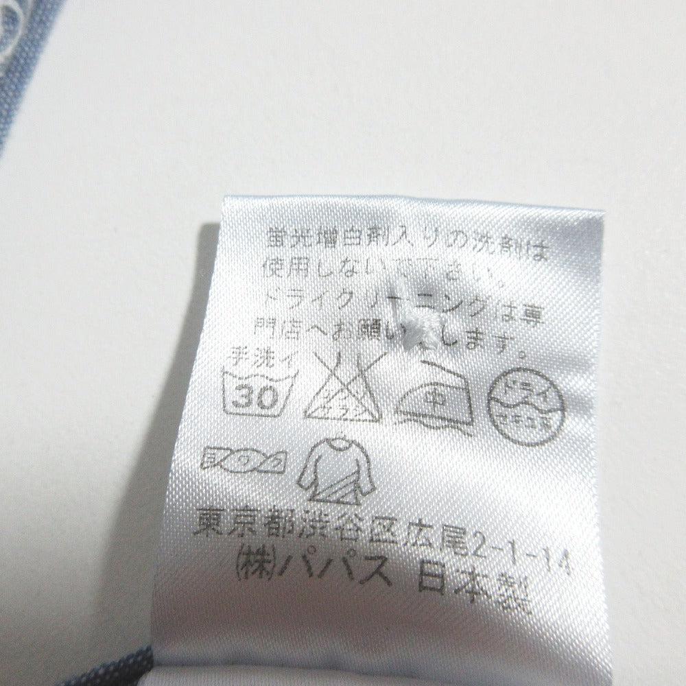 パパス ロゴエンブロイダリー 長袖シャツ