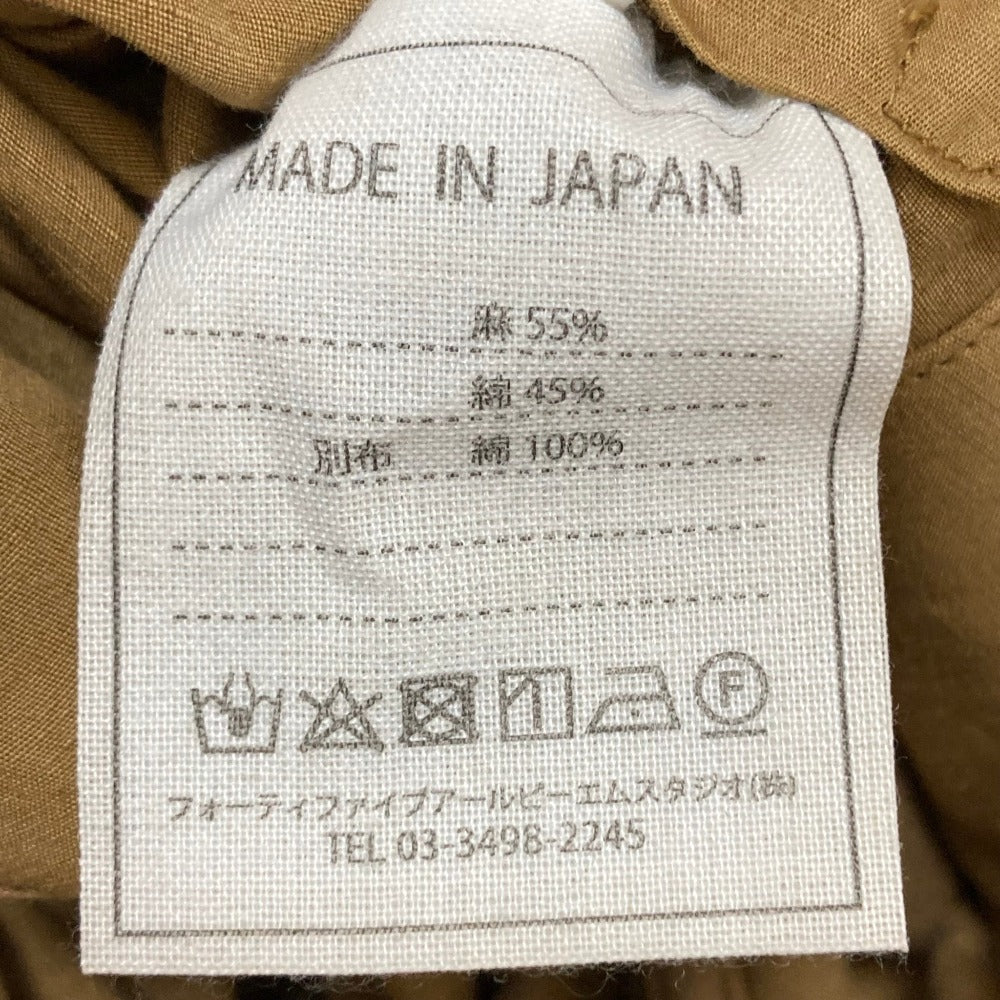 フォーティファイブアール リネンコットンコート