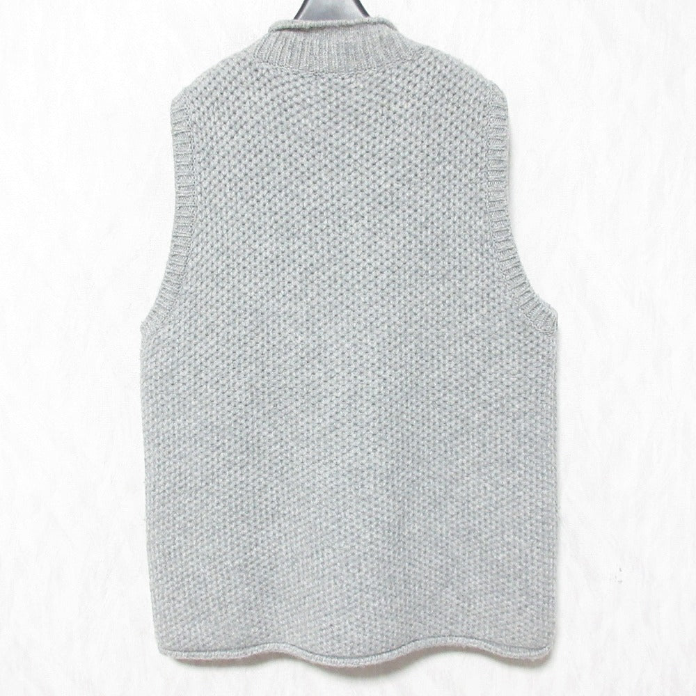 パパスプラス カシミヤブレンドニットベスト