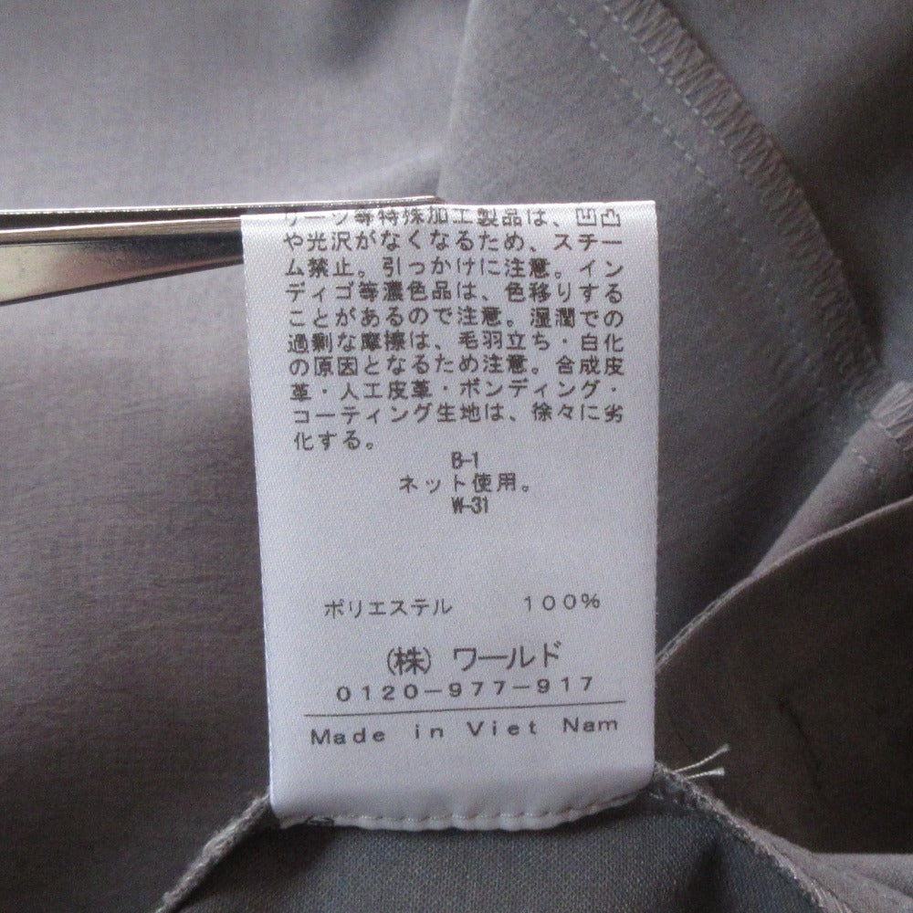 インディヴィ ノーカラージャケットスカートスーツ