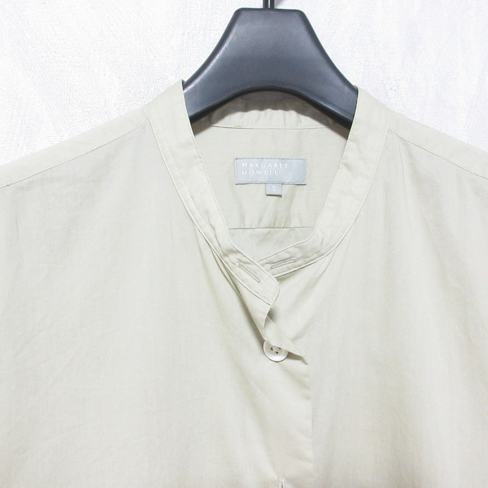 マーガレットハウエル SHEER COTTON シャツ