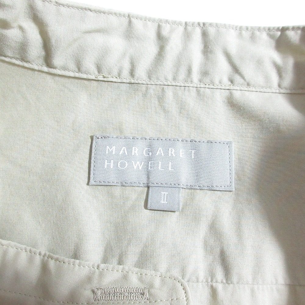 マーガレットハウエル SHEER COTTON シャツ